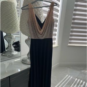 Cache dress navy Blue size 4 brought in Macy’s